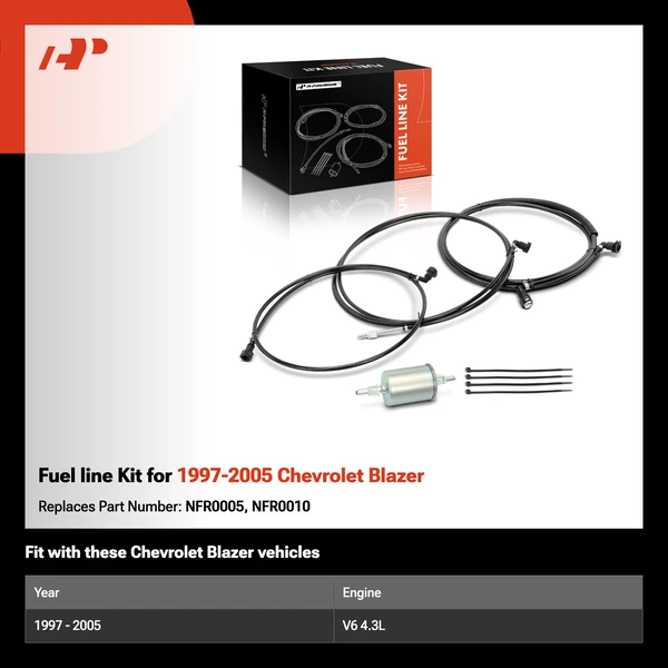 Fuel line Kit for 1997-2005 Chevrolet Blazer