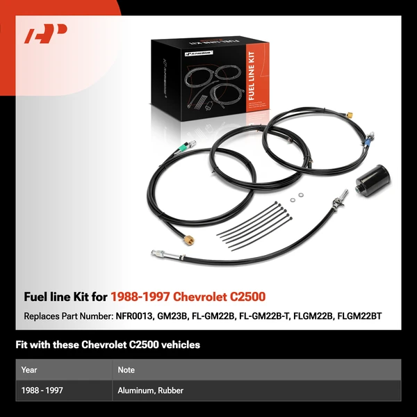 Fuel line Kit for 1988-1997 Chevrolet C2500
