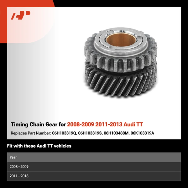 Timing Chain Gear for 2008-2009 2011-2013 Audi TT