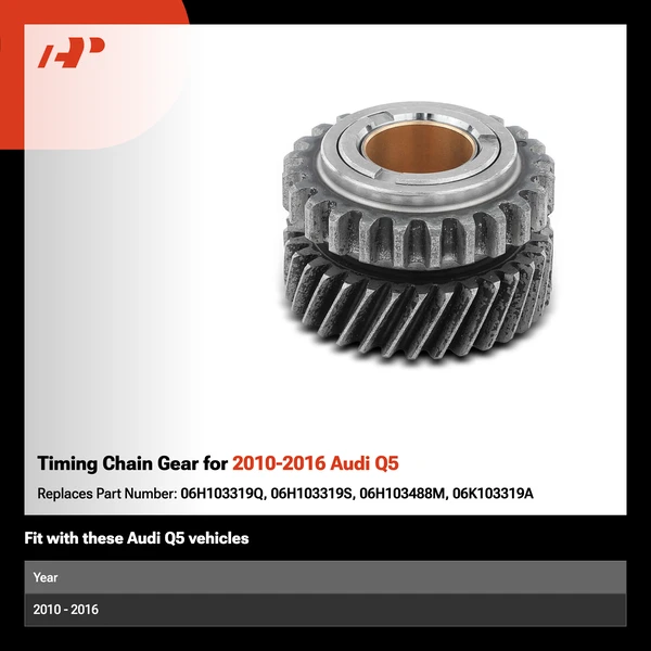 Timing Chain Gear for 2010-2016 Audi Q5