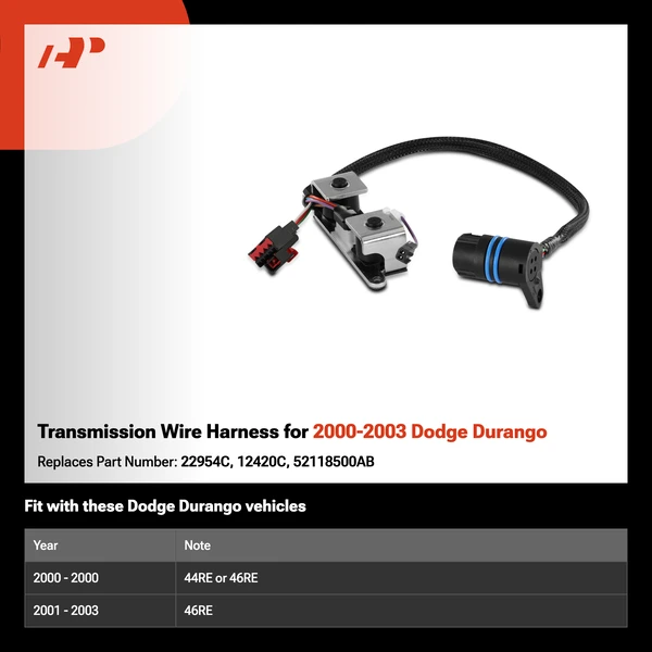 Transmission Wire Harness for 2000-2003 Dodge Durango