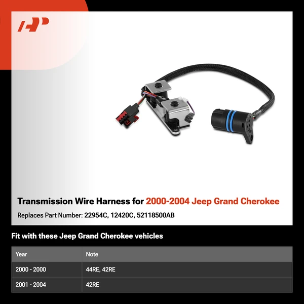 Transmission Wire Harness for 2000-2004 Jeep Grand Cherokee