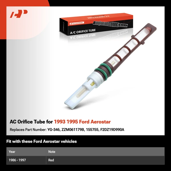 AC Orifice Tube for 1993 1995 Ford Aerostar