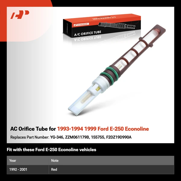 AC Orifice Tube for 1993-1994 1999 Ford E-250 Econoline