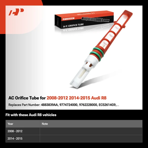 AC Orifice Tube for 2008-2012 2014-2015 Audi R8
