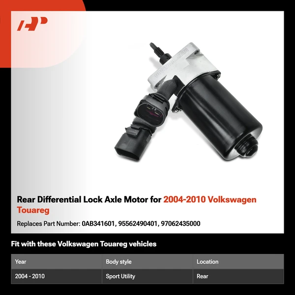 Rear Differential Lock Axle Motor for 2004-2010 Volkswagen Touareg