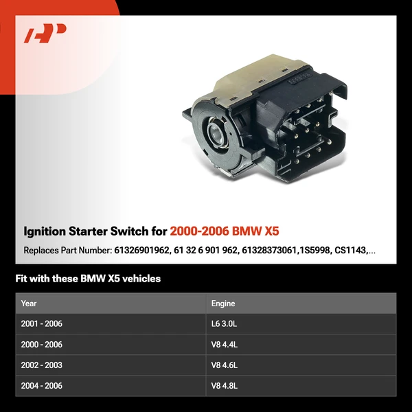 Ignition Starter Switch for 2000-2006 BMW X5