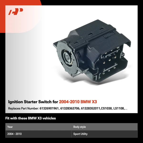 Ignition Starter Switch for 2004-2010 BMW X3