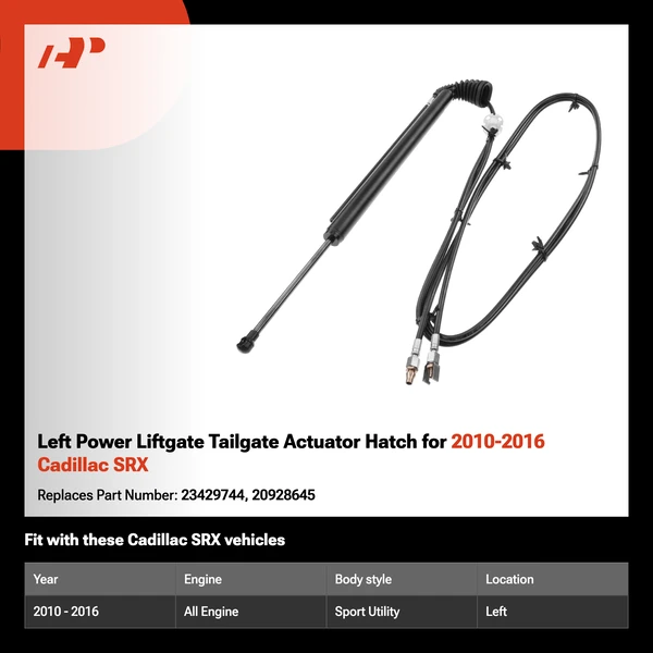 Left Power Liftgate Tailgate Actuator Hatch for 2010-2016 Cadillac SRX