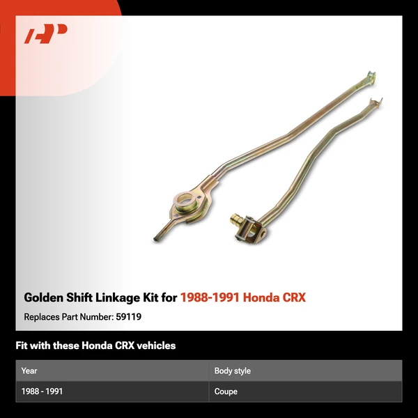 Golden Shift Linkage Kit for 1988-1991 Honda CRX