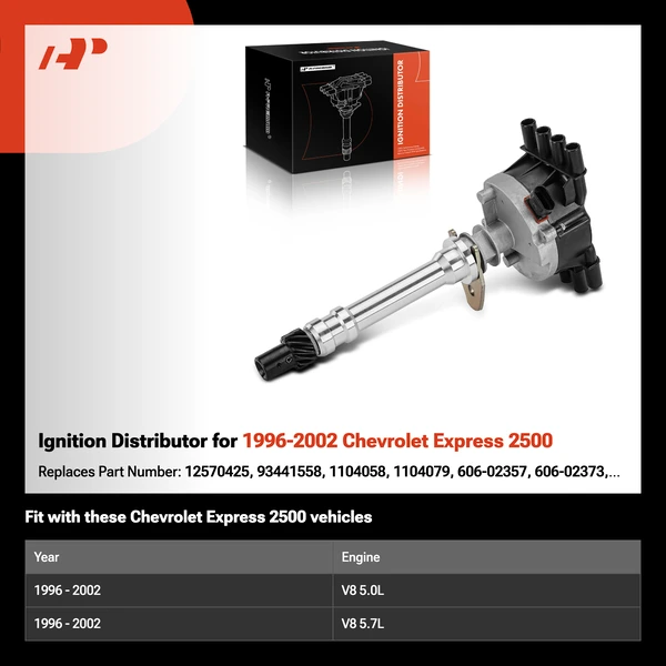 Ignition Distributor for 1996-2002 Chevrolet Express 2500