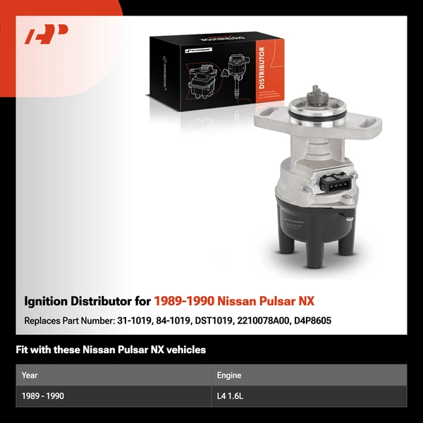 Ignition Distributor for 1989-1990 Nissan Pulsar NX