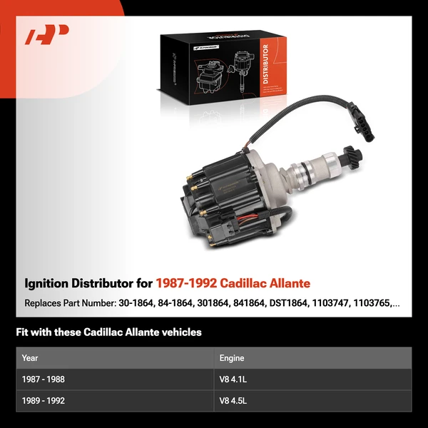 Ignition Distributor for 1987-1992 Cadillac Allante