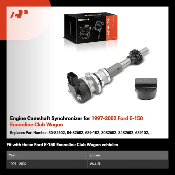 Engine Camshaft Synchronizer for 1997-2002 Ford E-150 Econoline Club Wagon