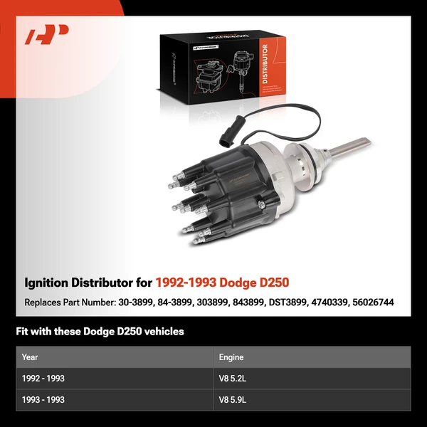 Ignition Distributor for 1992-1993 Dodge D250