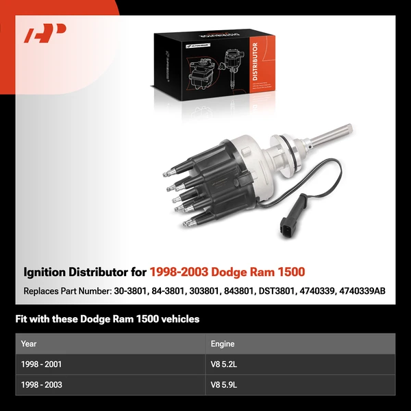 Ignition Distributor for 1998-2003 Dodge Ram 1500