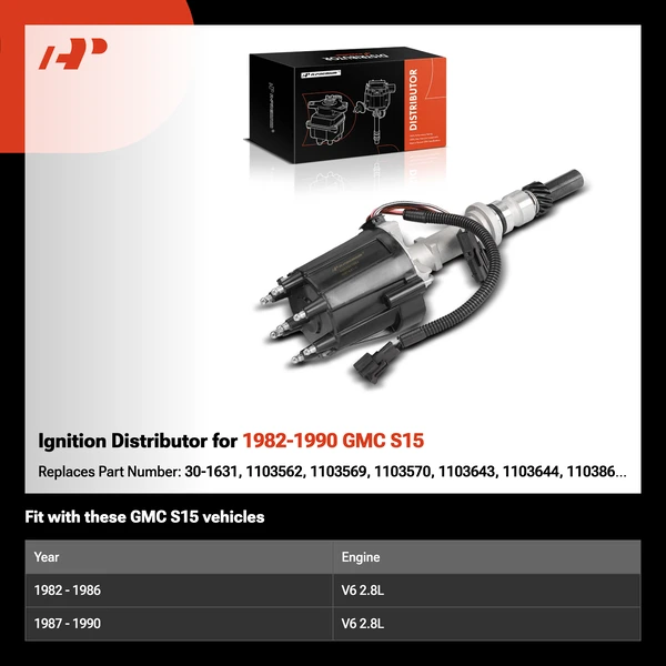 Ignition Distributor for 1982-1990 GMC S15