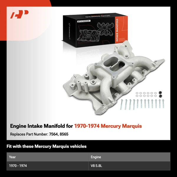 Engine Intake Manifold for 1970-1974 Mercury Marquis