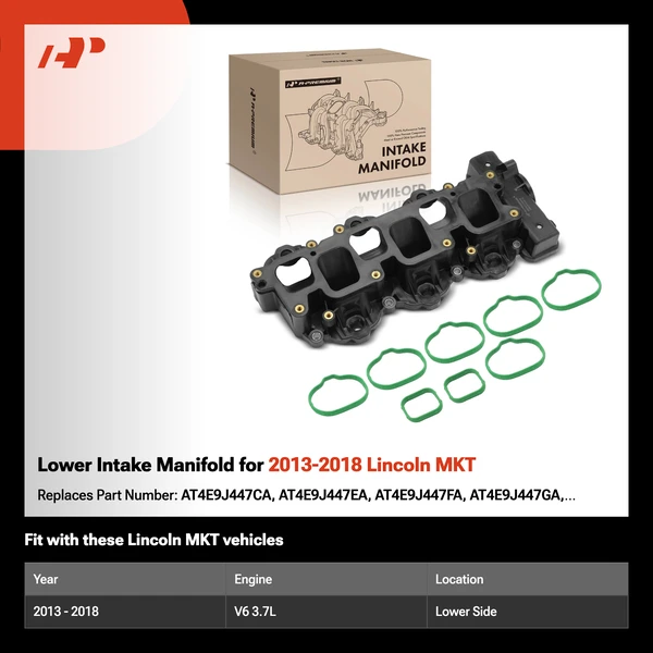 Lower Intake Manifold for 2013-2018 Lincoln MKT