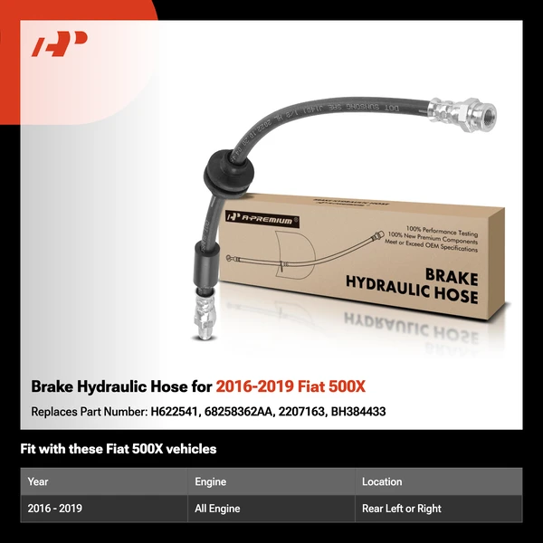Brake Hydraulic Hose for 2016-2019 Fiat 500X