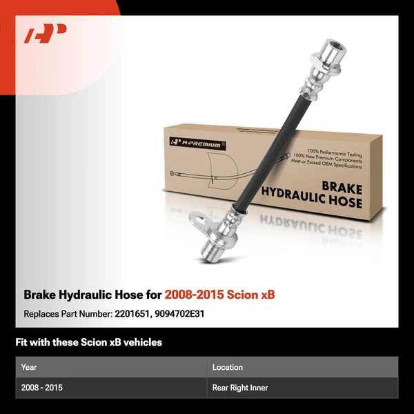 Brake Hydraulic Hose for 2008-2015 Scion xB