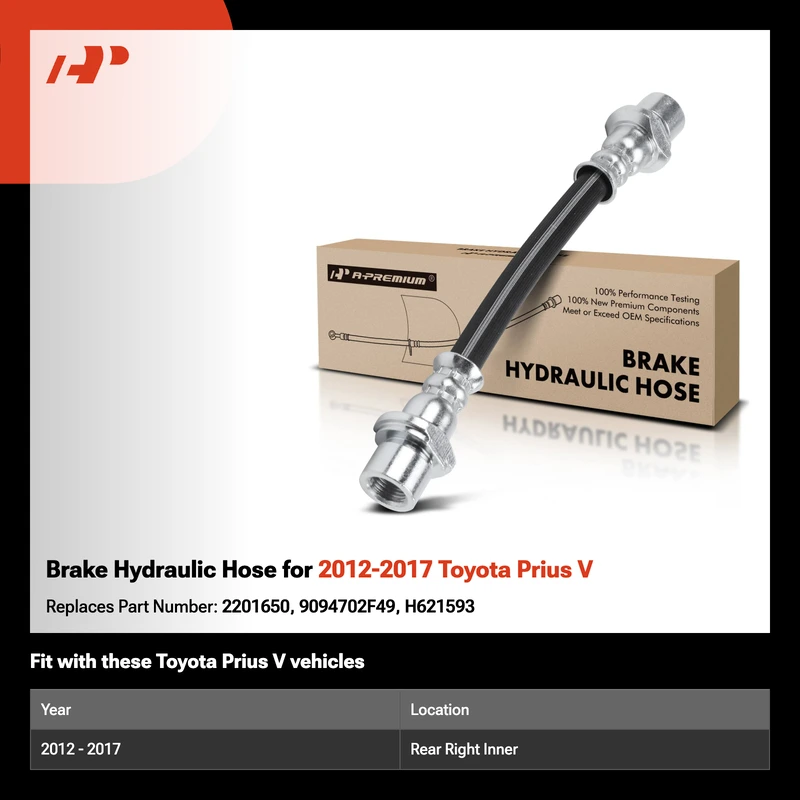 Brake Hydraulic Hose for 2012-2017 Toyota Prius V