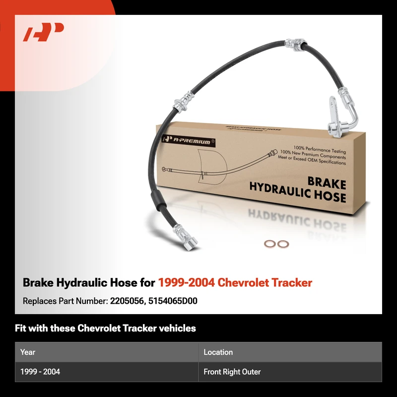 Brake Hydraulic Hose for 1999-2004 Chevrolet Tracker