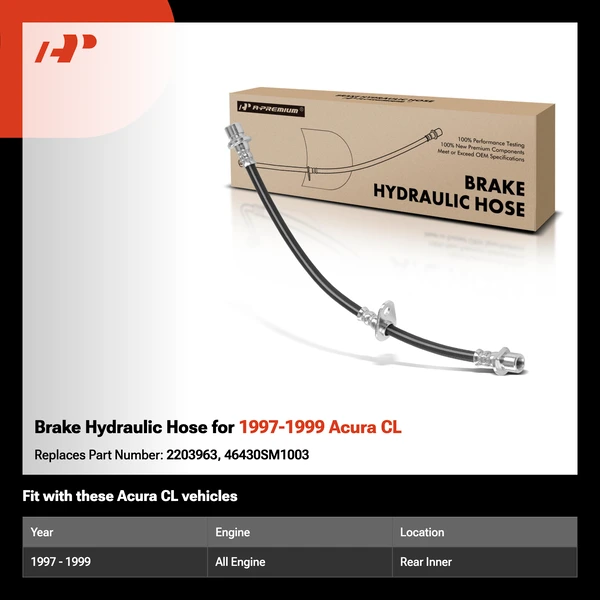 Brake Hydraulic Hose for 1997-1999 Acura CL
