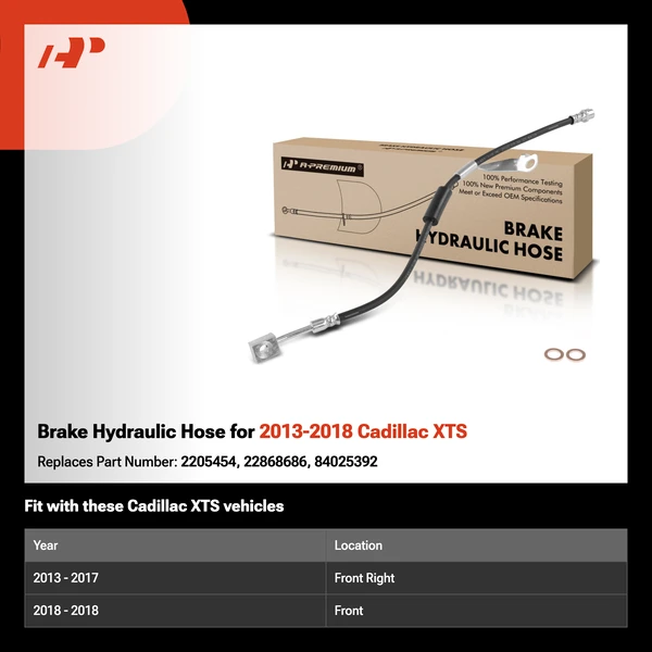 Brake Hydraulic Hose for 2013-2018 Cadillac XTS
