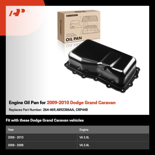 Engine Oil Pan for 2009-2010 Dodge Grand Caravan