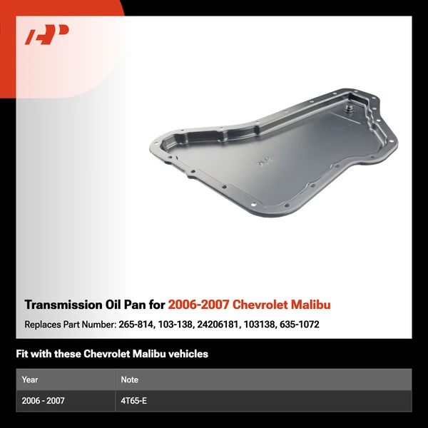 Transmission Oil Pan for 2006-2007 Chevrolet Malibu