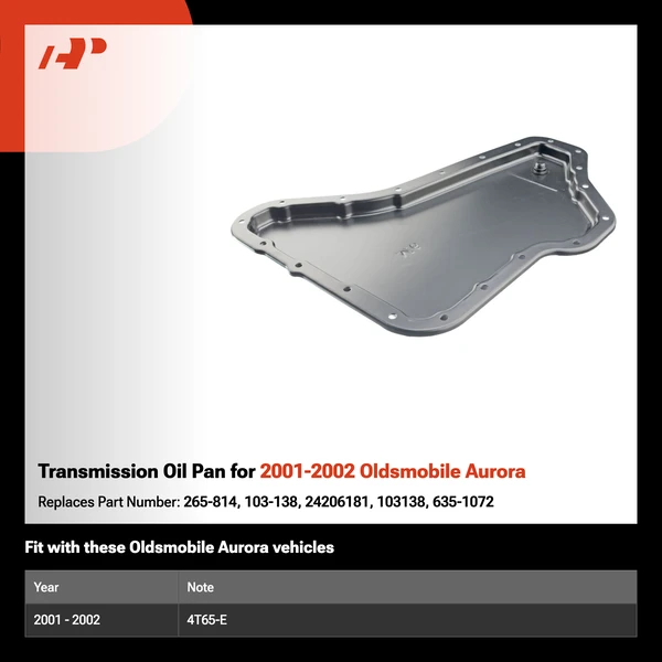 Transmission Oil Pan for 2001-2002 Oldsmobile Aurora