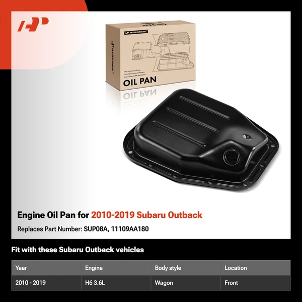 Engine Oil Pan for 2010-2019 Subaru Outback