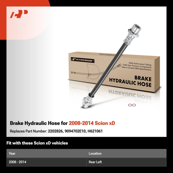 Brake Hydraulic Hose for 2008-2014 Scion xD