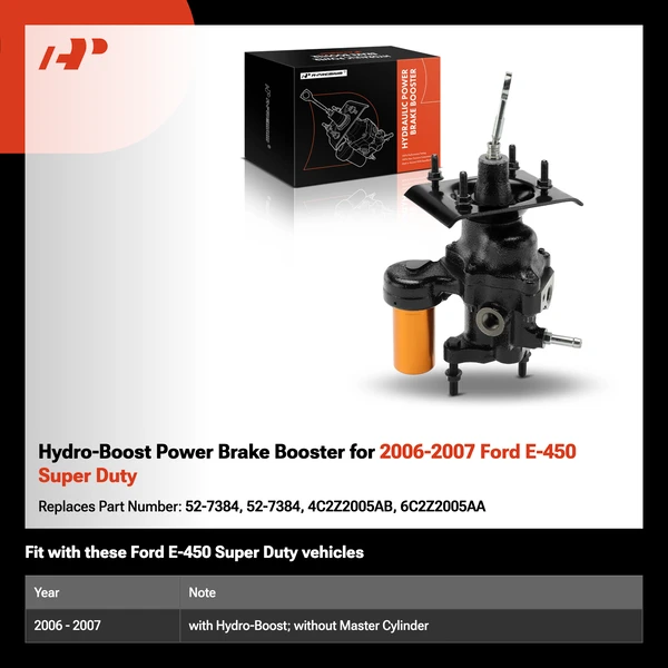 Hydro-Boost Power Brake Booster for 2006-2007 Ford E-450 Super Duty