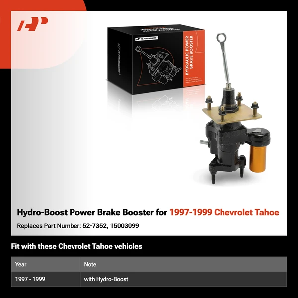 Hydro-Boost Power Brake Booster for 1997-1999 Chevrolet Tahoe