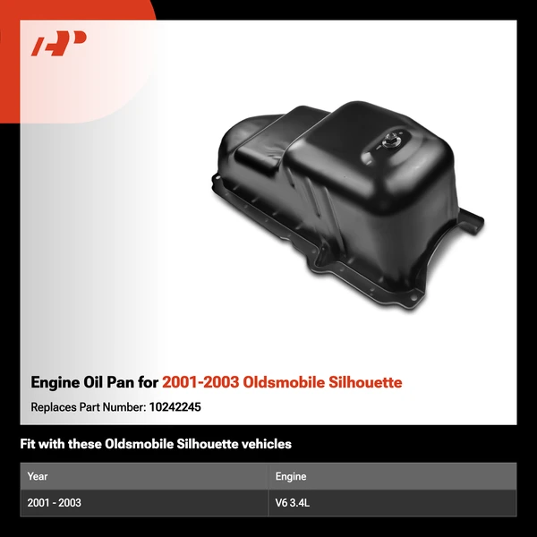 Engine Oil Pan for 2001-2003 Oldsmobile Silhouette