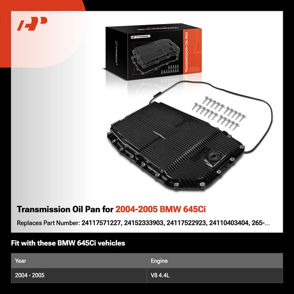 Transmission Oil Pan for 2004-2005 BMW 645Ci