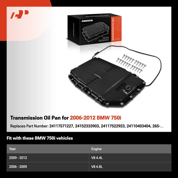 Transmission Oil Pan for 2006-2012 BMW 750i