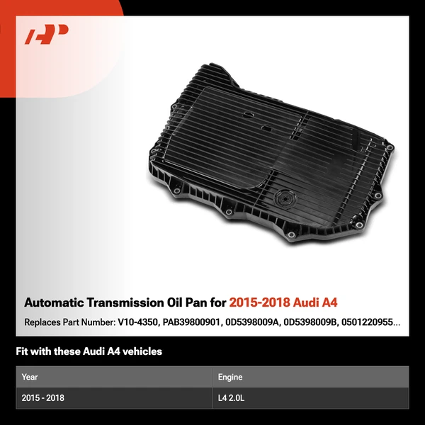 Automatic Transmission Oil Pan for 2015-2018 Audi A4