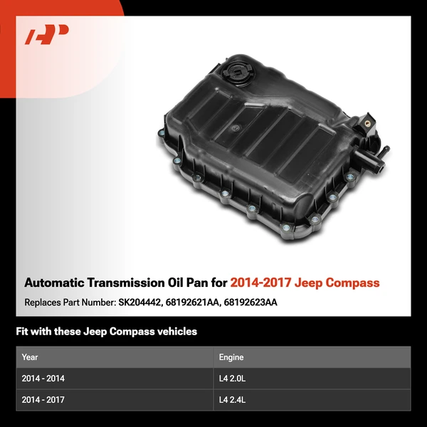 Automatic Transmission Oil Pan for 2014-2017 Jeep Compass