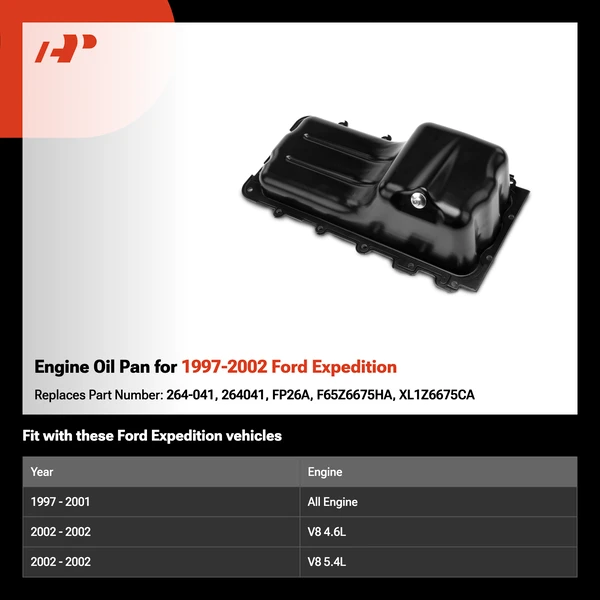 Engine Oil Pan for 1997-2002 Ford Expedition