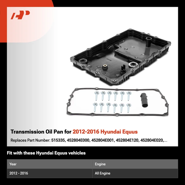 Transmission Oil Pan for 2012-2016 Hyundai Equus