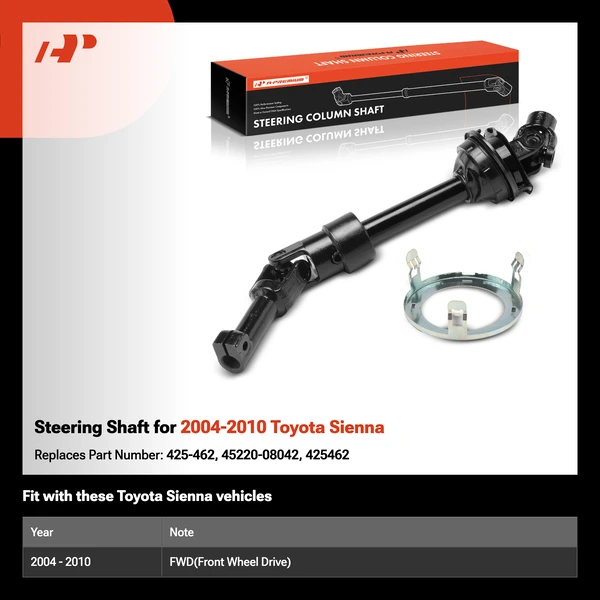 Steering Shaft for 2004-2010 Toyota Sienna
