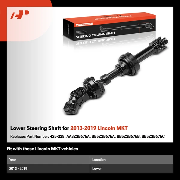Lower Steering Shaft for 2013-2019 Lincoln MKT