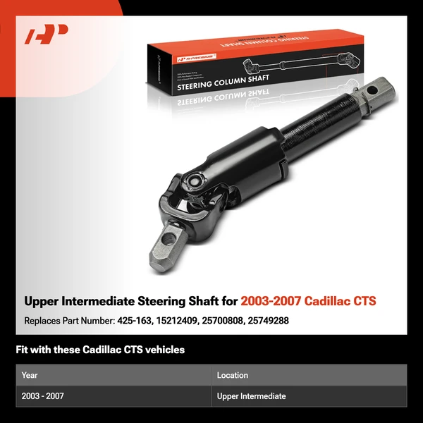 Upper Intermediate Steering Shaft for 2003-2007 Cadillac CTS