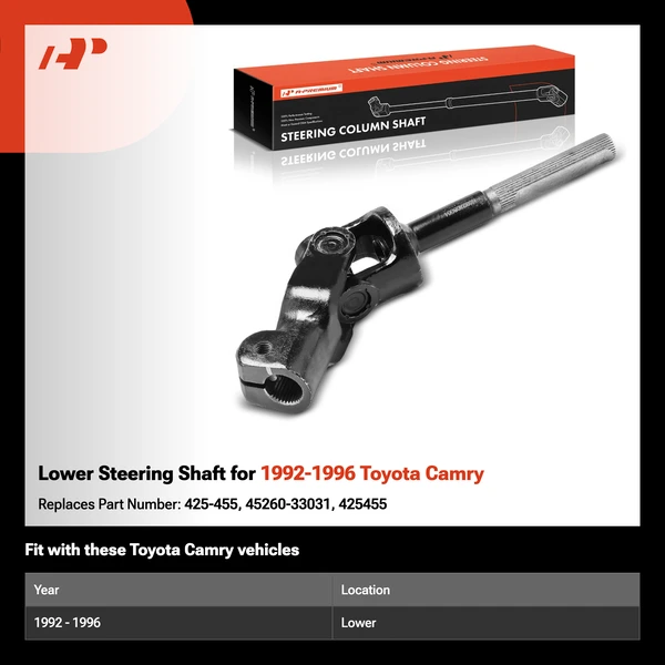 Lower Steering Shaft for 1992-1996 Toyota Camry