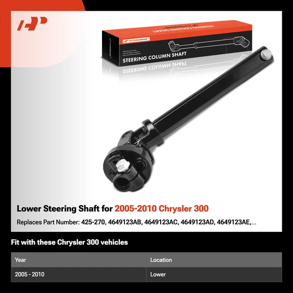 Lower Steering Shaft for 2005-2010 Chrysler 300