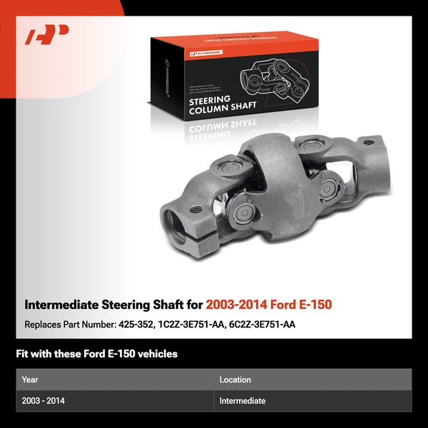 Intermediate Steering Shaft for 2003-2014 Ford E-150