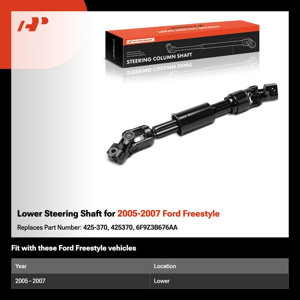 Lower Steering Shaft for 2005-2007 Ford Freestyle